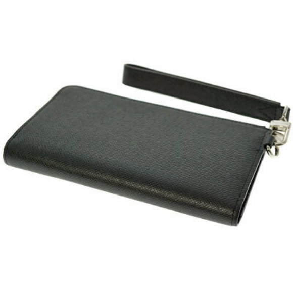 Louis Vuitton Zippy Dragonne zipper long Wallet Taiga leather black LV - Picture 2 of 6